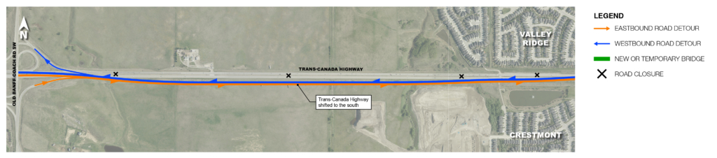 West Trans-Canada Highway detour