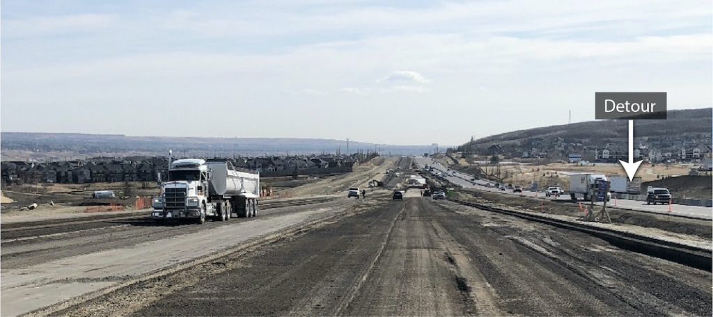 Milling existing asphalt