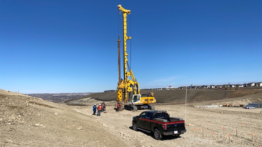Drilling for CSP installation