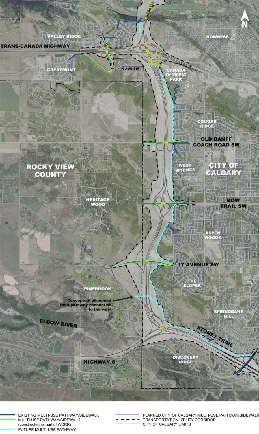 Pedestrians & Cyclists - West Calgary Ring Road